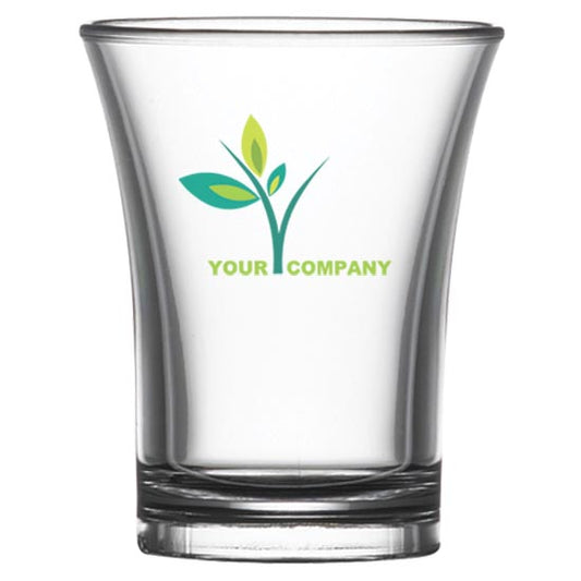 Reusable Plastic Shot Glass (25ml) Shots & Sampling Glasses Black and White London
