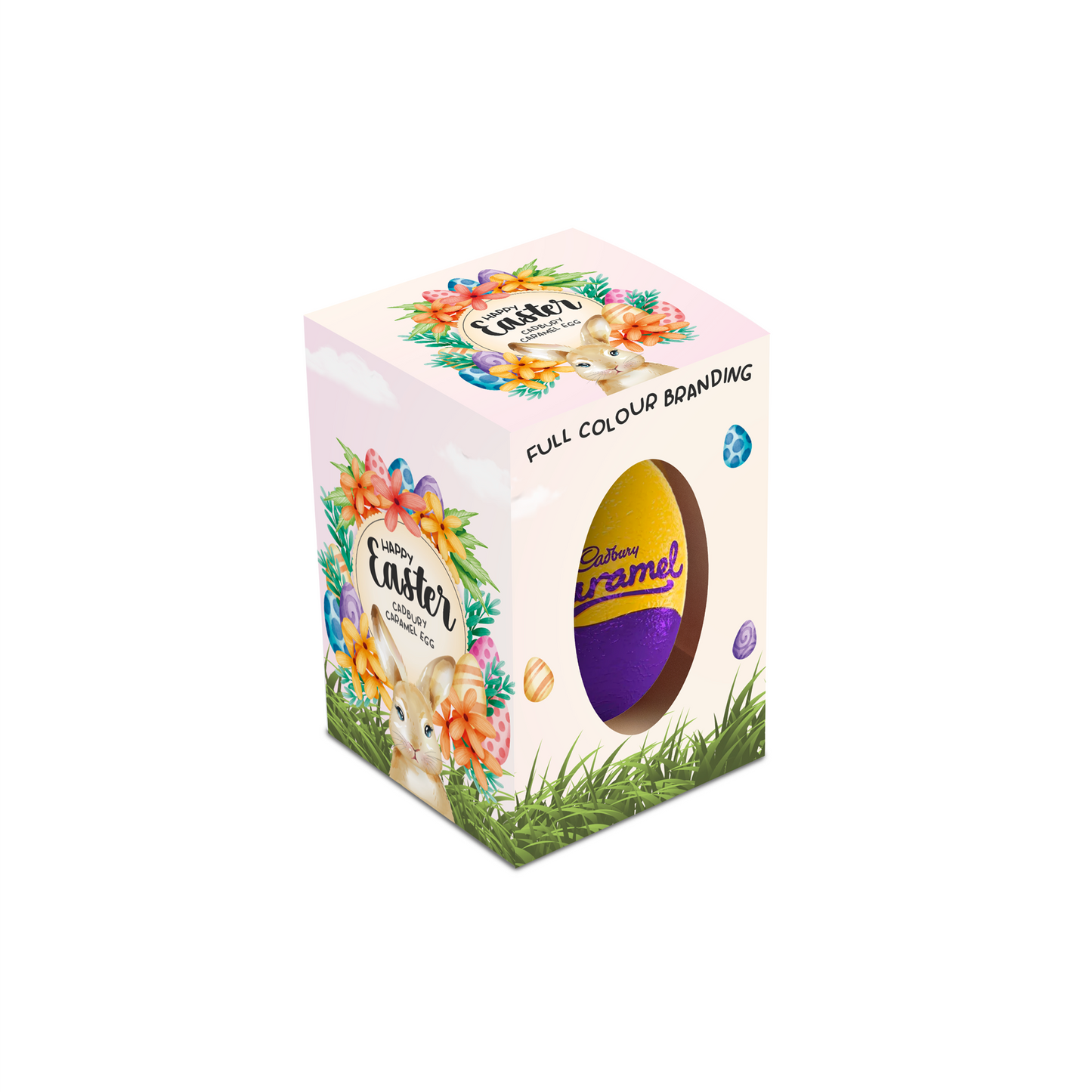 Easter Eco Mini Egg Box Caramel Egg Easter Sweet Treats Black and White London