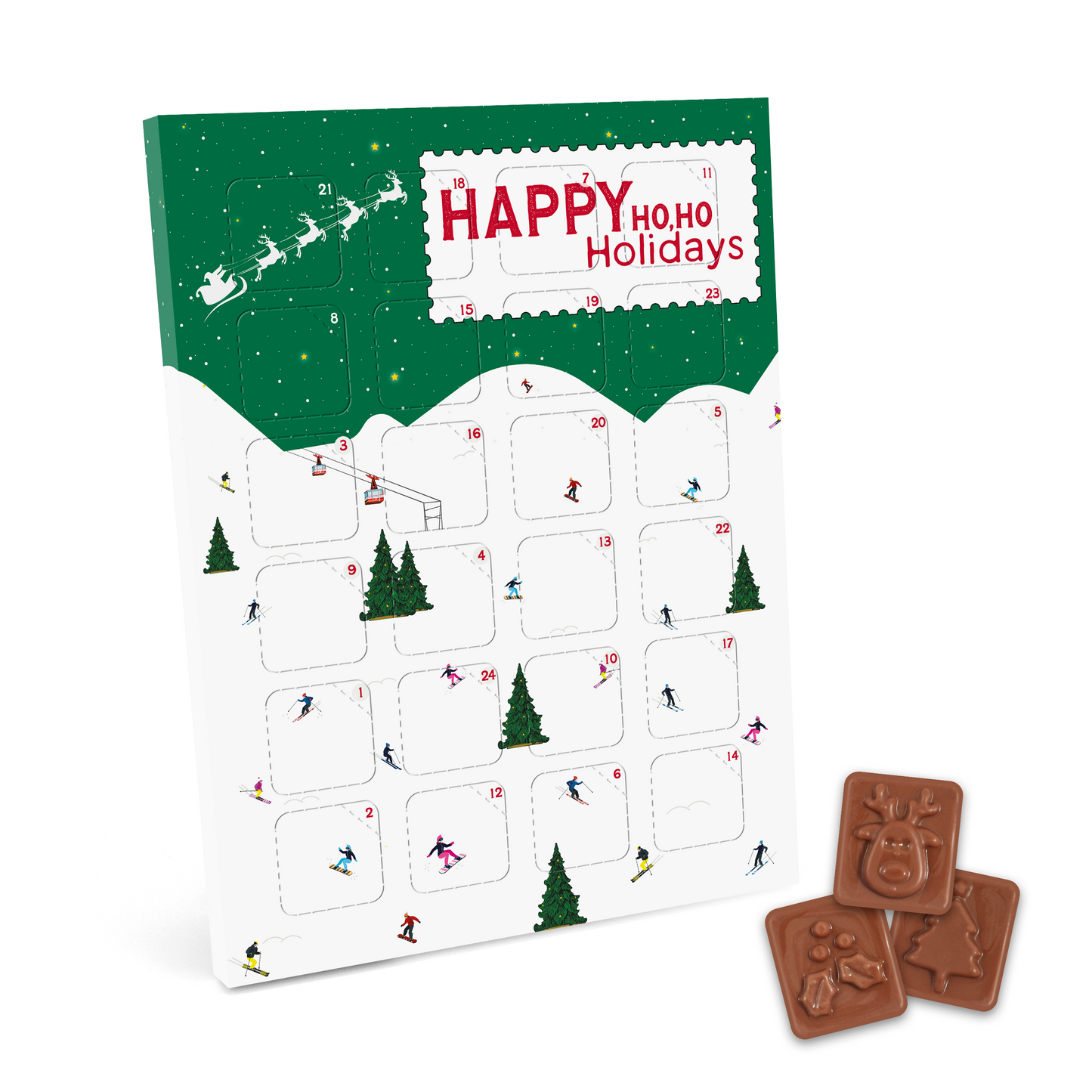 Advent Calendars - Maxi Advent Calendar - Milk Chocolate² - 41% Cocoa  Black and White London