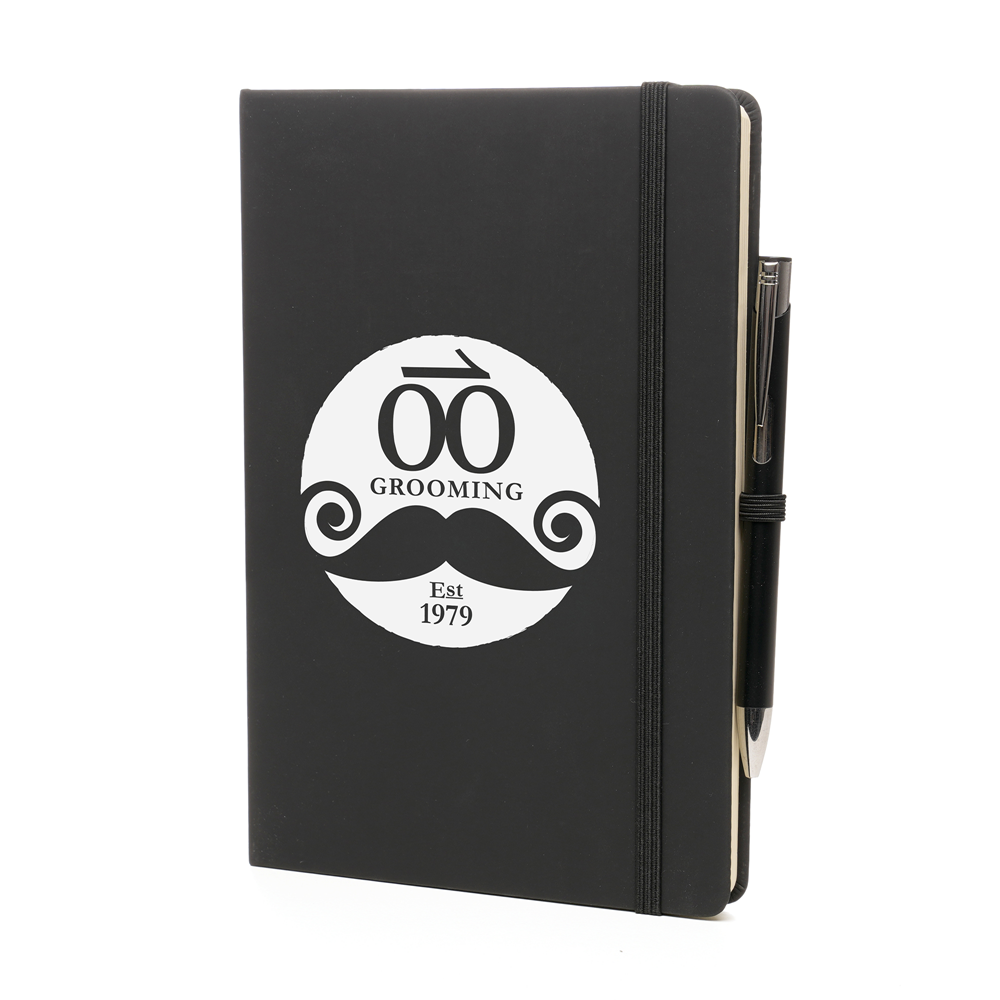 A5 Mole Mate Plain Duo Notebooks Black and White London