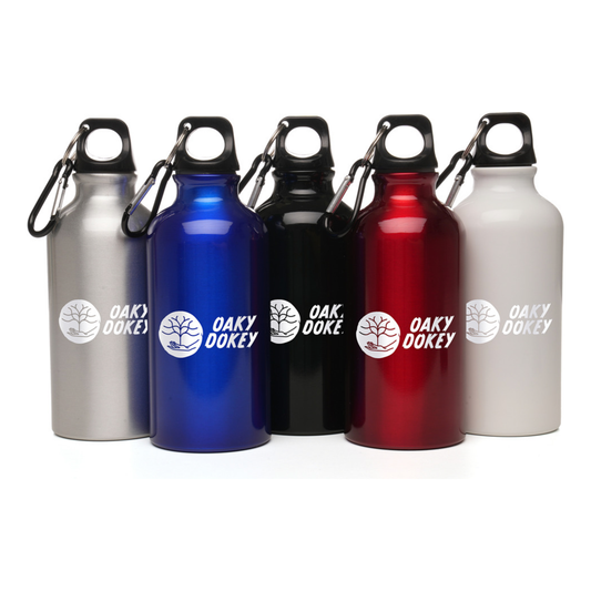 Pollock Glossy 400ml Sports Bottle Travel Mugs & Bottles Black and White London