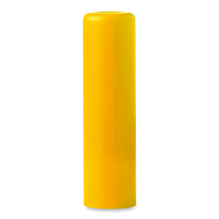 Promotional Printed Lip Balm in Yellow  Black and White London