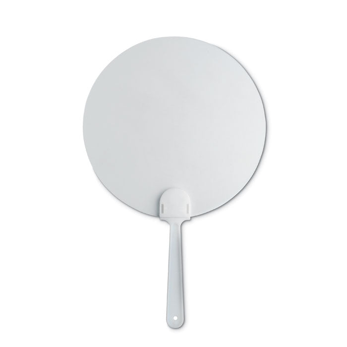 Manual Paddle Hand Fan  Black and White London