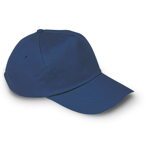 Cotton Twill Baseball Cap in Navy Blue Hats & Caps Black and White London