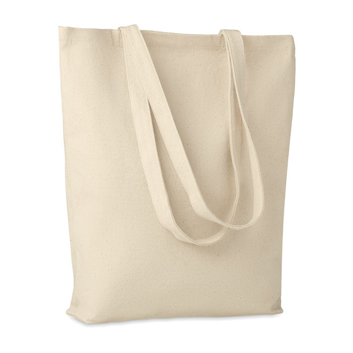 12oz Premium Natural Cotton Canvas Tote Bag with Base Gusset Tote Bags Black and White London