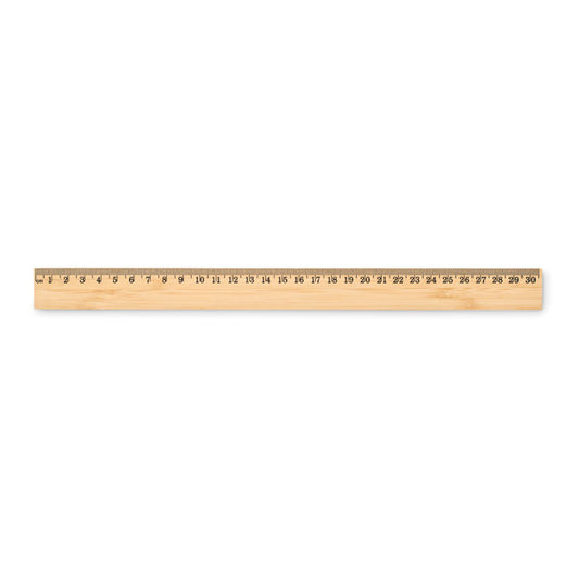 30cm Bamboo Ruler  Black and White London