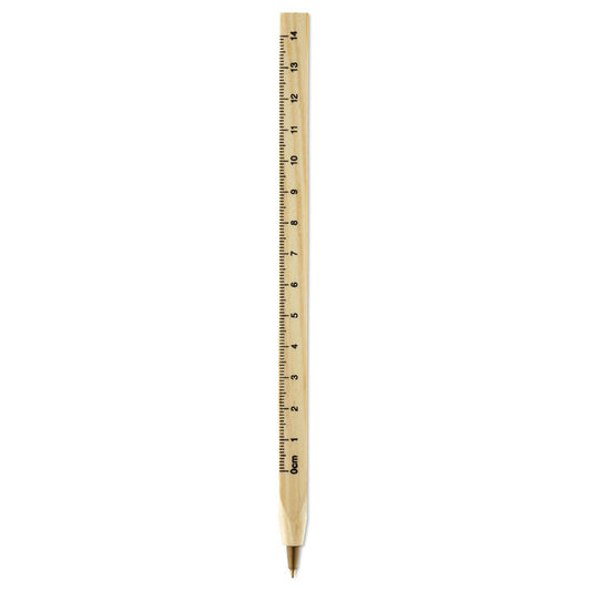 Wooden Ruler Pen  Black and White London