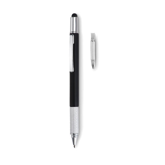 Spirit Level Pen With Ruler  Black and White London