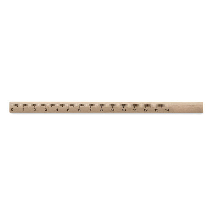 Carpenters Pencil With Ruler  Black and White London