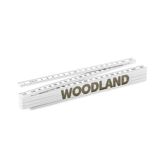 2m Fibreglass Folding Ruler  Black and White London