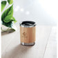 Tumbler In Bamboo Cover 250Ml  Black and White London