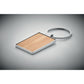 Rectangular Key Ring Bamboo  Black and White London