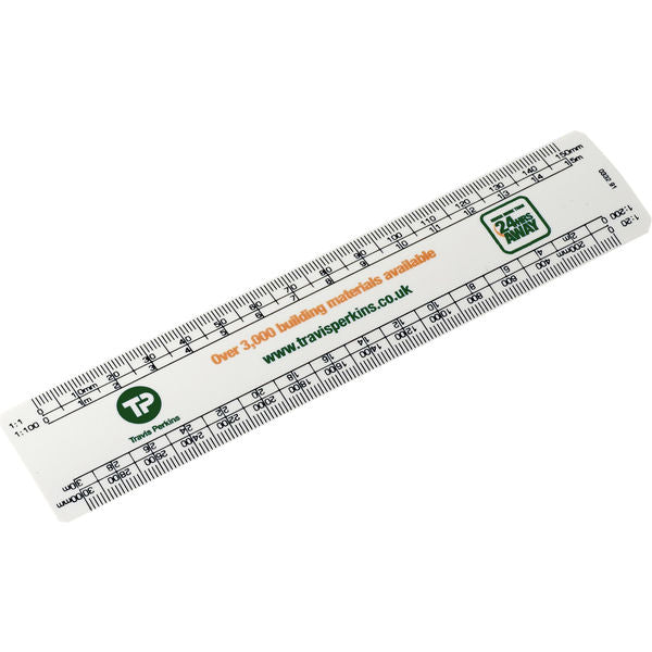 Architects Scale Ruler 150mm Rulers Black and White London