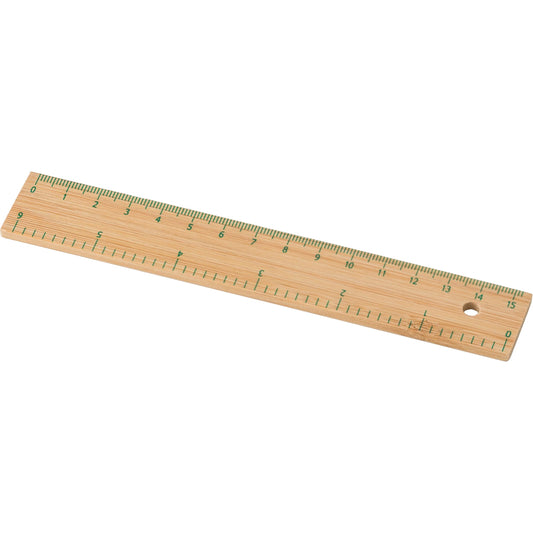 15cm Bamboo Ruler Rulers Black and White London