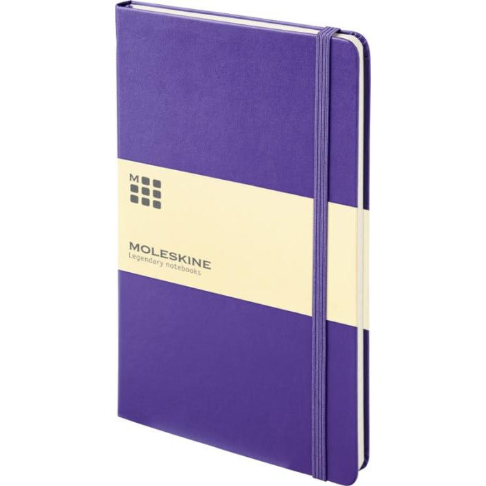 Classic L Moleskine® Hard Cover Notebook - Ruled Notebooks Black and White London