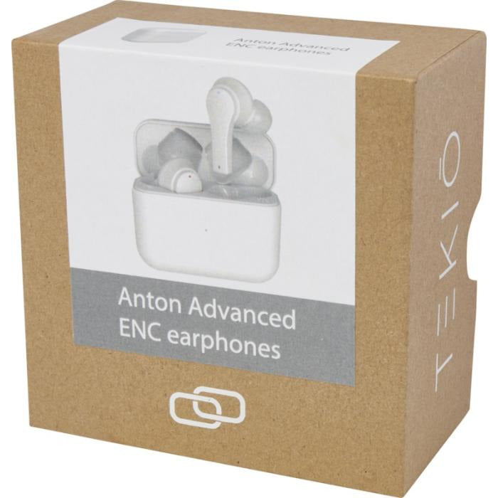 Anton Advanced Noise-Cancelling Earbuds Earphones & Headphones Black and White London