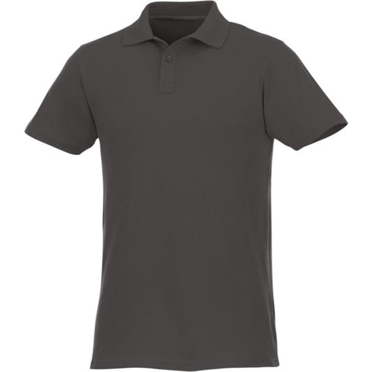 Helios Short Sleeve Men's Polo  Black and White London