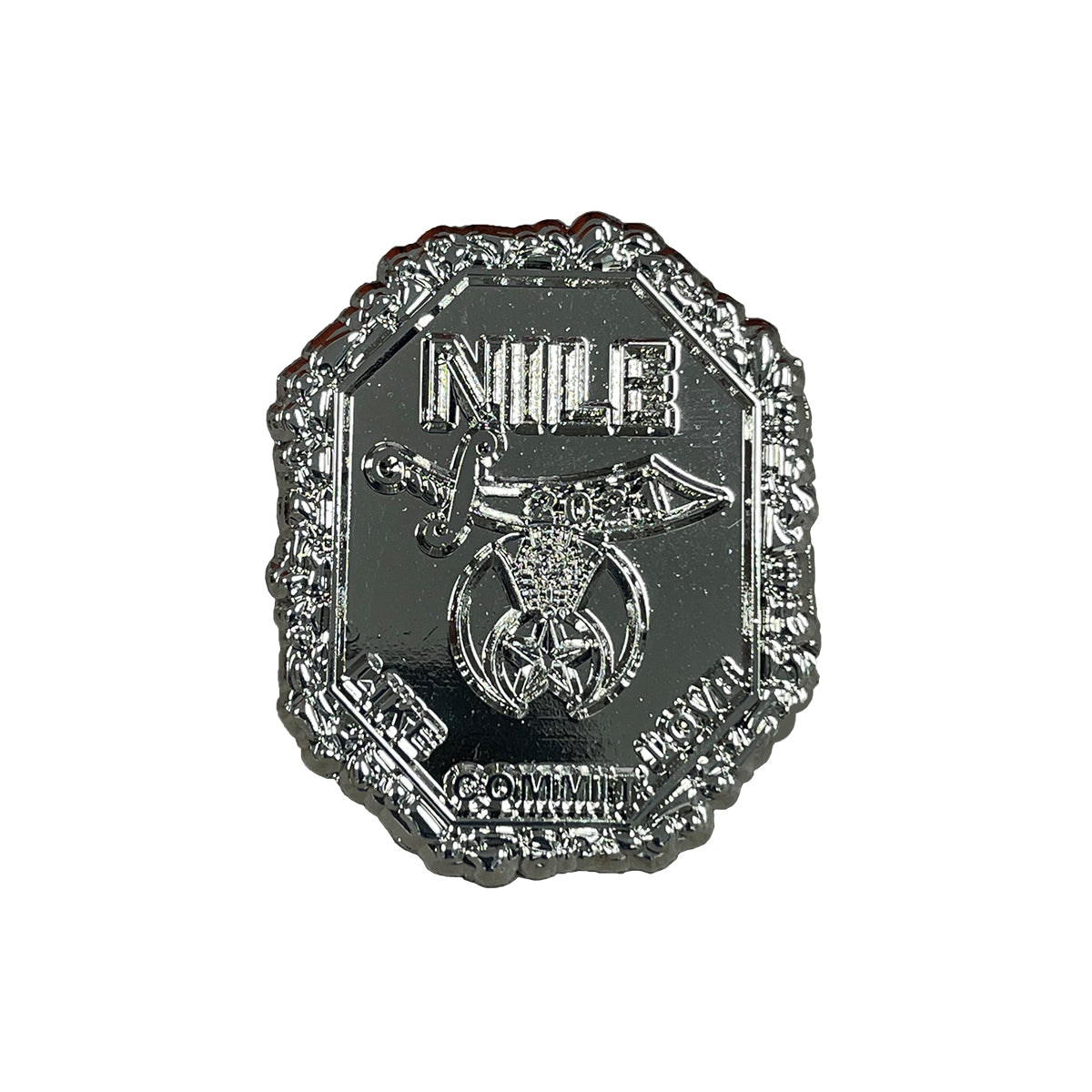 Zinc Alloy Badges  Black and White London