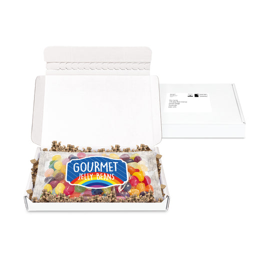 Gift Boxes - Mini White Postal Box - Flow Bag - Jelly Bean Factory®  Black and White London