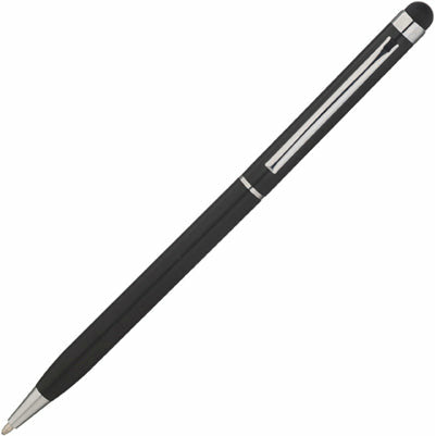 Soft-top Stylus Ball Pen  Black and White London