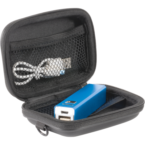 Travel Case for Power Bank  Black and White London